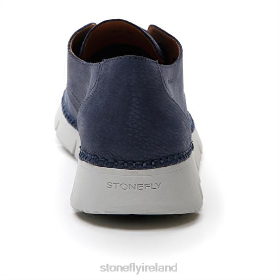 B6RB325 ELITTE MAN 14 NABUK Midnight Blue Stonefly Men Shoes