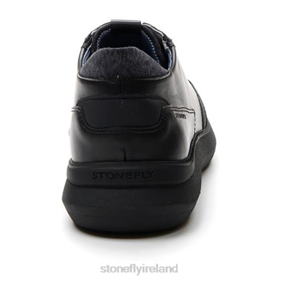 B6RB333 SEVEN SEASON 10 NAPPA LTH Black Stonefly Men Shoes