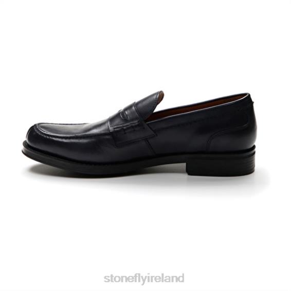 B6RB295 BLISS 1 CALF LTH Night Blue Stonefly Men Shoes