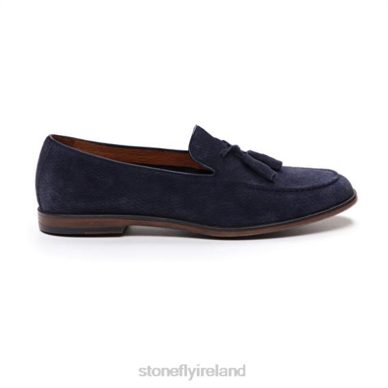 B6RB311 STEVE 2 WASHED VELOUR Dark Blue Stonefly Men Shoes