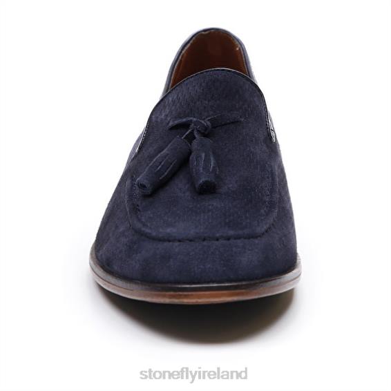 B6RB311 STEVE 2 WASHED VELOUR Dark Blue Stonefly Men Shoes