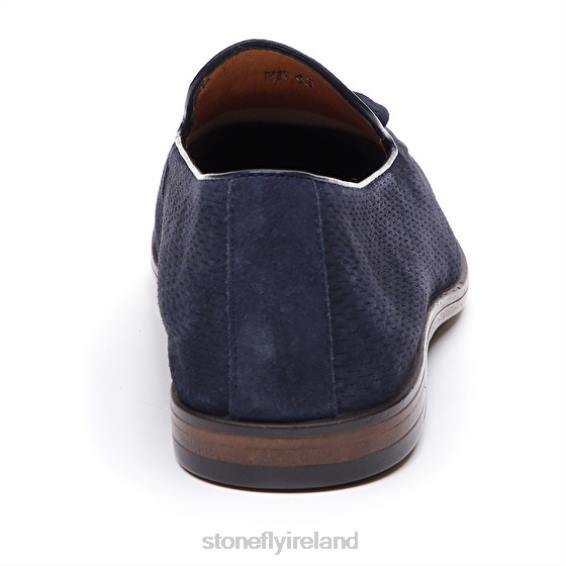 B6RB311 STEVE 2 WASHED VELOUR Dark Blue Stonefly Men Shoes