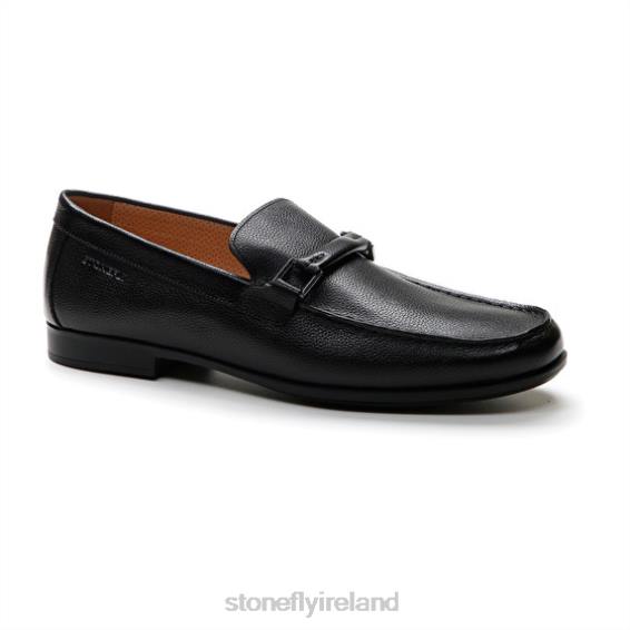 B6RB318 SUMMER II 14 CALF LTH EMBOSSED Black Stonefly Men Shoes