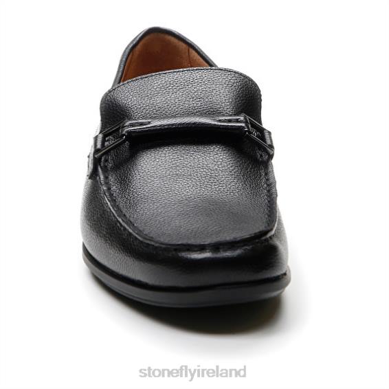 B6RB318 SUMMER II 14 CALF LTH EMBOSSED Black Stonefly Men Shoes