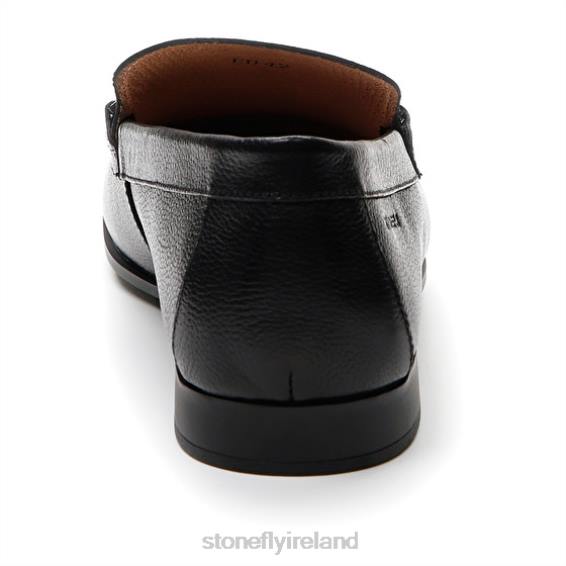 B6RB318 SUMMER II 14 CALF LTH EMBOSSED Black Stonefly Men Shoes