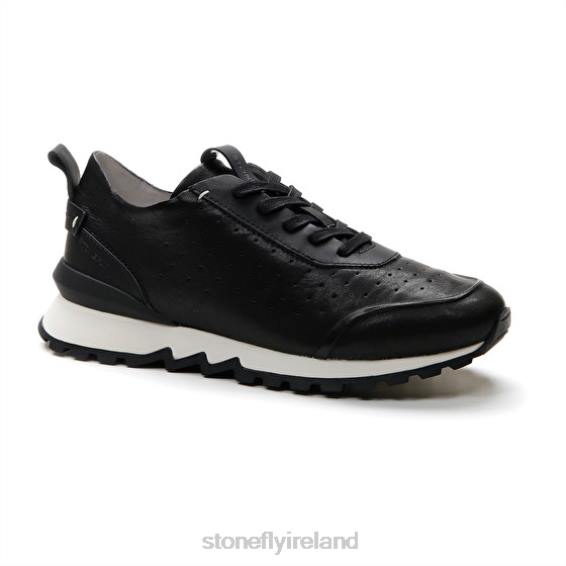 B6RB341 SIMPLY MAN 6 WASHED GOAT Black Stonefly Men Shoes