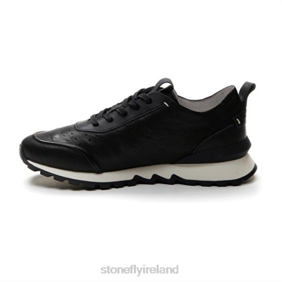 B6RB341 SIMPLY MAN 6 WASHED GOAT Black Stonefly Men Shoes