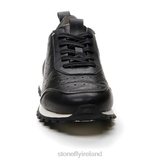 B6RB341 SIMPLY MAN 6 WASHED GOAT Black Stonefly Men Shoes