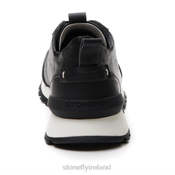 B6RB341 SIMPLY MAN 6 WASHED GOAT Black Stonefly Men Shoes