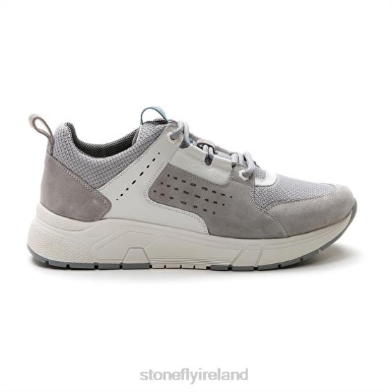 B6RB357 ACTION 24 VELOUR/ TEXTILE Gryphon Gray Stonefly Men Shoes