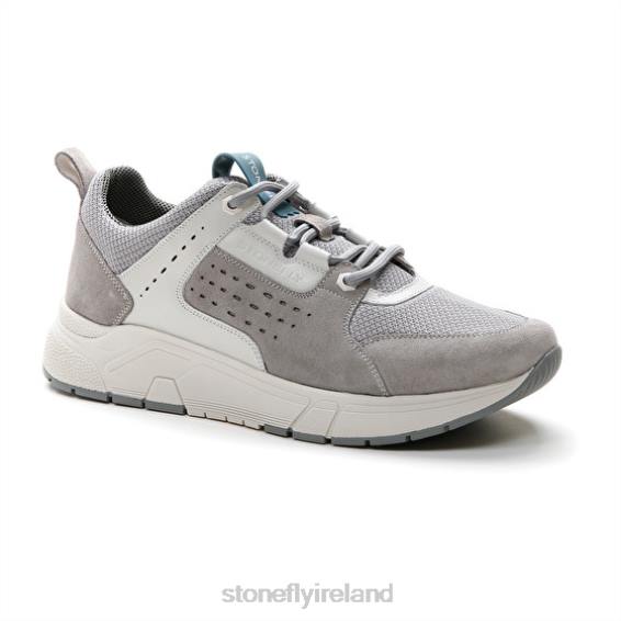 B6RB357 ACTION 24 VELOUR/ TEXTILE Gryphon Gray Stonefly Men Shoes