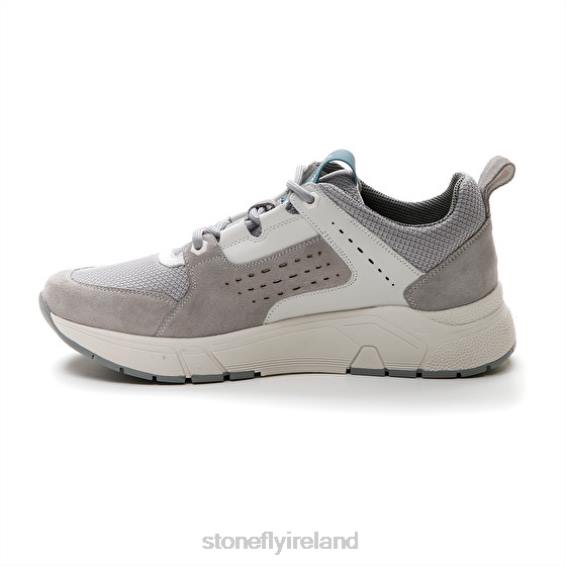 B6RB357 ACTION 24 VELOUR/ TEXTILE Gryphon Gray Stonefly Men Shoes