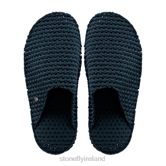 B6RB377 DREAM All Black/Silver Metal 2/Vapor Gray Stonefly Unisex Slides