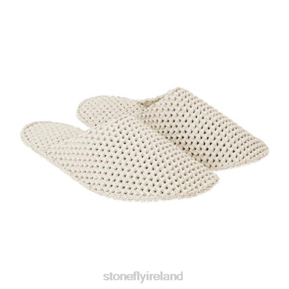 B6RB380 DREAM Bright White Stonefly Unisex Slides