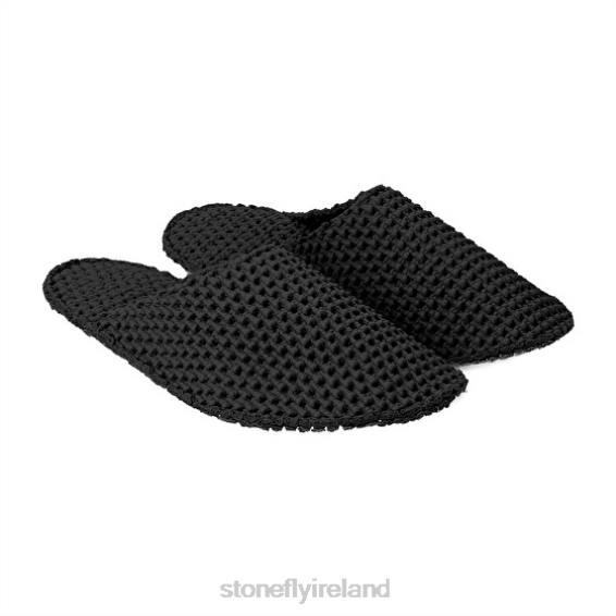 B6RB381 DREAM All Black Stonefly Unisex Slides