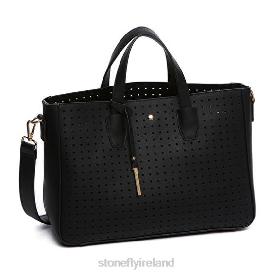 B6RB279 BORSA MELINDA 1 Black Stonefly Women Bags