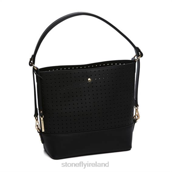 B6RB292 BORSA MILVA 1 Black Stonefly Women Bags
