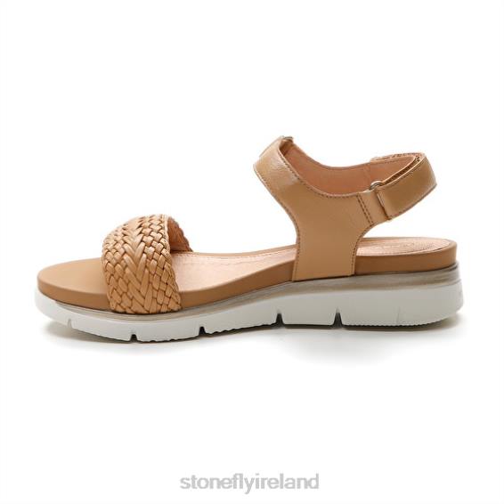 B6RB129 ELODY 21 EMBOSSED/NAPPA LTH 220 Stonefly Women Sandals
