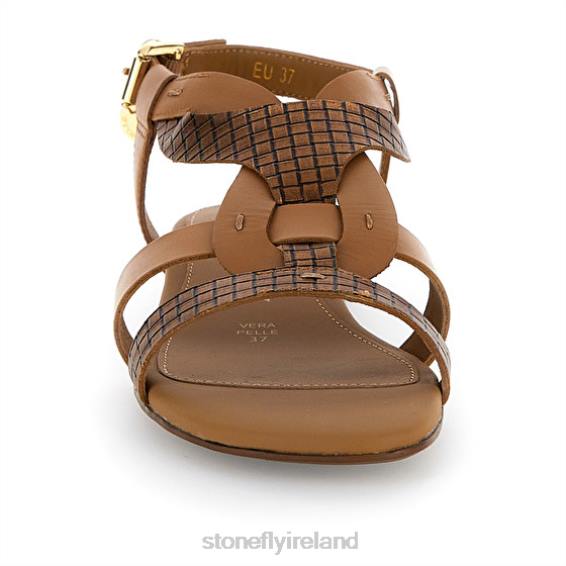 B6RB135 DAISY 6 CALF LTH/S. EMBOSSED 49 Stonefly Women Sandals