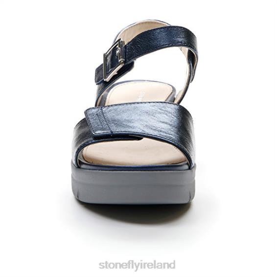 B6RB149 AQUA III 2 LAMINATED Night Blue Stonefly Women Sandals
