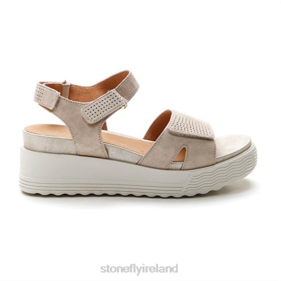 B6RB162 PARKY 15 VELOUR Goat Brown Stonefly Women Sandals