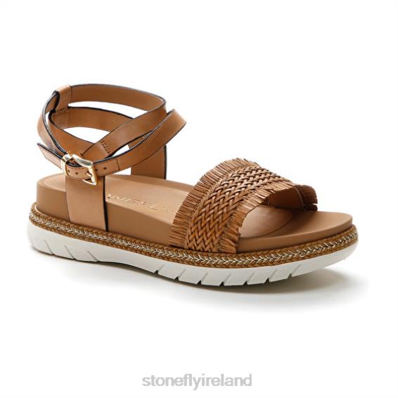 B6RB174 KERRIE 3 CALF LTH/EMBOSSED S. 49 Stonefly Women Sandals