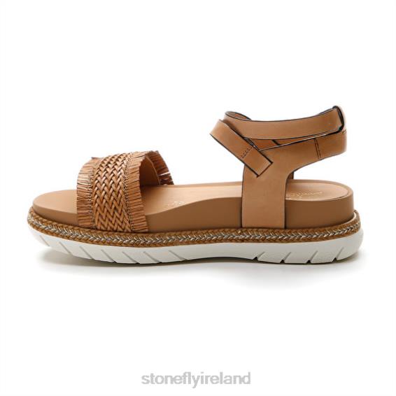 B6RB174 KERRIE 3 CALF LTH/EMBOSSED S. 49 Stonefly Women Sandals