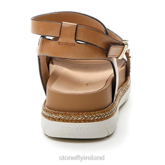 B6RB174 KERRIE 3 CALF LTH/EMBOSSED S. 49 Stonefly Women Sandals