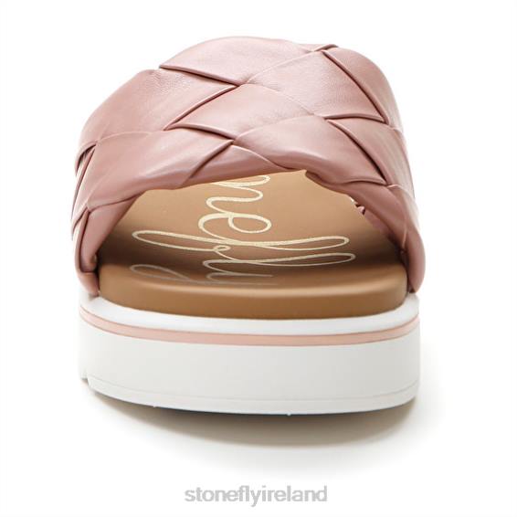 B6RB247 LIBERTY 6 S. EMBOSSED Grey Pink Stonefly Women Slides