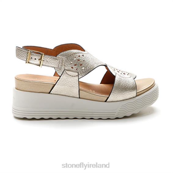 B6RB219 PARKY 19 LAMINATED LTH Sliver Stonefly Women Sandals