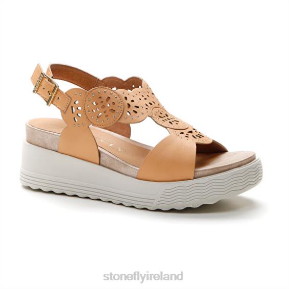 B6RB233 PARKY 21 NAPPA LTH Light Khaki Stonefly Women Sandals