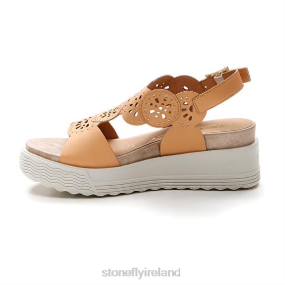 B6RB233 PARKY 21 NAPPA LTH Light Khaki Stonefly Women Sandals