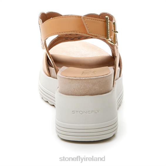 B6RB233 PARKY 21 NAPPA LTH Light Khaki Stonefly Women Sandals