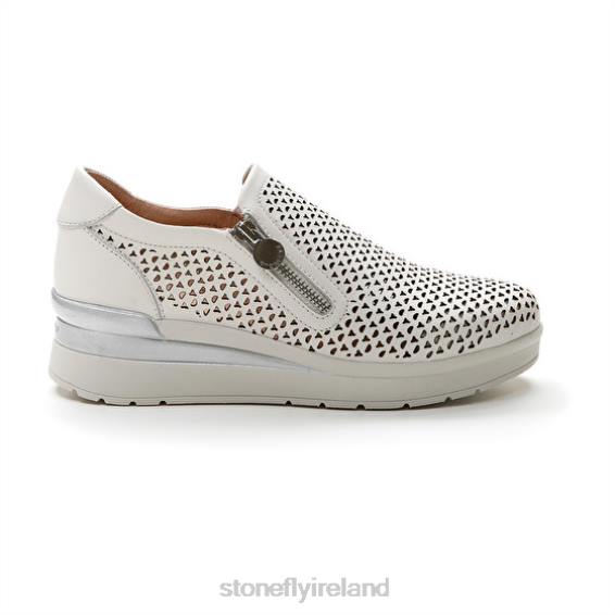 B6RB91 CREAM 25 NAPPA LTH 346 Stonefly Women Shoes