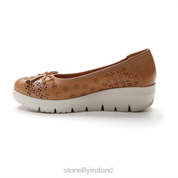 B6RB115 PLUME 12 NAPPA LTH Light Brown Stonefly Women Shoes