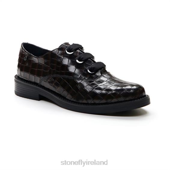 B6RB82 CADDY 8 COCCO EMBOSSED LTH 02Z Stonefly Women Shoes