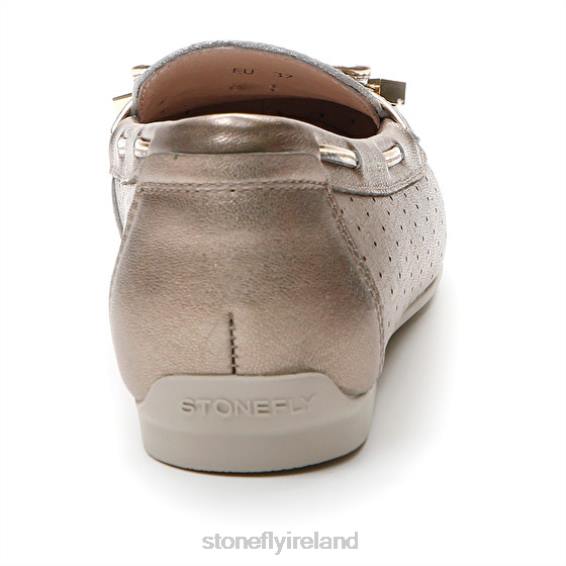 B6RB12 CAPRI III 1 LAMINATED LTH Metal Fizz Stonefly Women Shoes