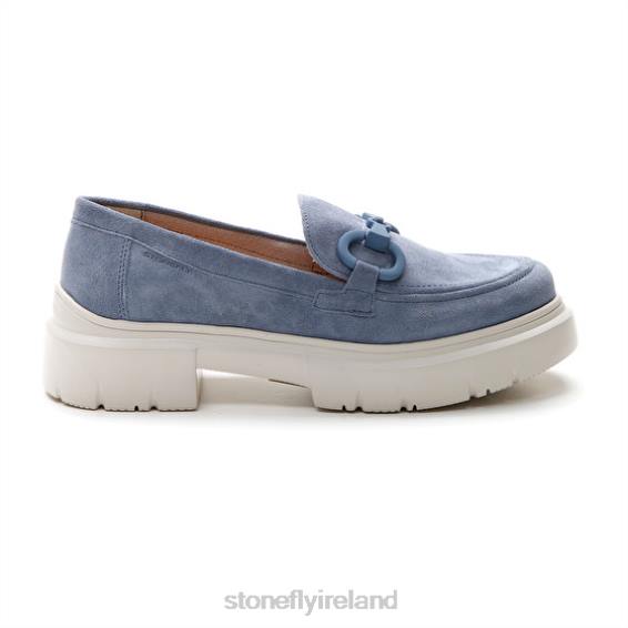 B6RB1 PHOEBE 16 VELOUR Blue Stonefly Women Shoes