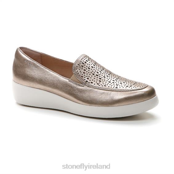 B6RB33 PASEO IV 1 LAMINATED LTH Sliver Stonefly Women Shoes