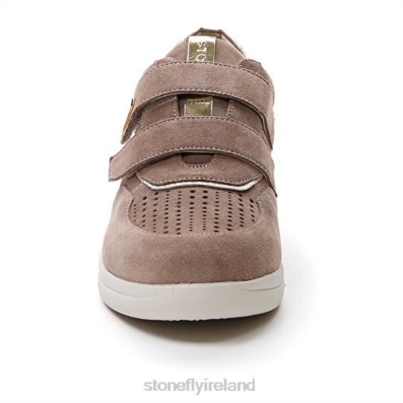 B6RB107 AURORA 16 VELOUR Grey Pink/Sliver Stonefly Women Shoes