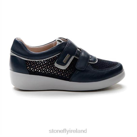 B6RB109 PASEO IV 26 NAPPA LTH/VELOUR Dark Blue Stonefly Women Shoes