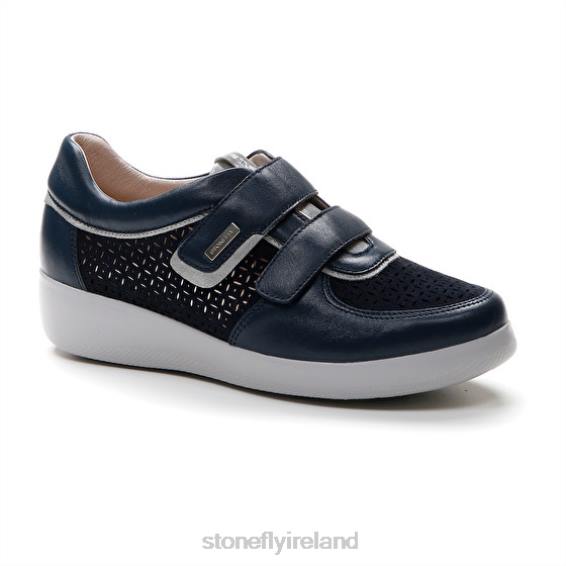 B6RB109 PASEO IV 26 NAPPA LTH/VELOUR Dark Blue Stonefly Women Shoes