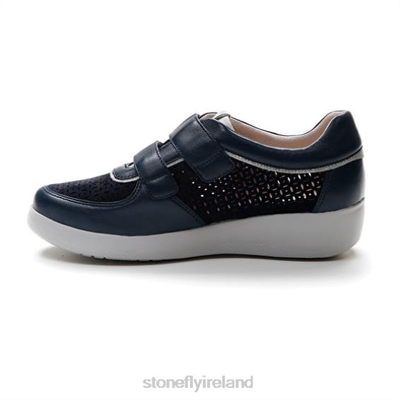 B6RB109 PASEO IV 26 NAPPA LTH/VELOUR Dark Blue Stonefly Women Shoes