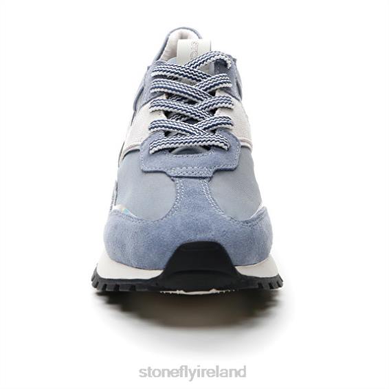 B6RB38 SIMPLY LADY 4 VELOUR/TEXTILE Blue Stonefly Women Shoes