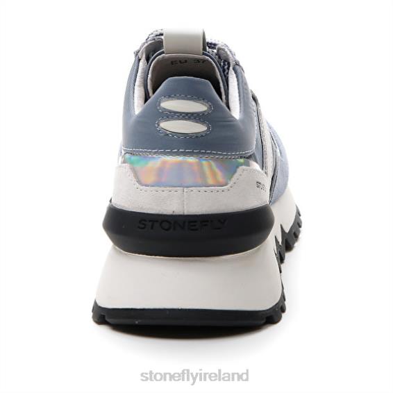 B6RB38 SIMPLY LADY 4 VELOUR/TEXTILE Blue Stonefly Women Shoes