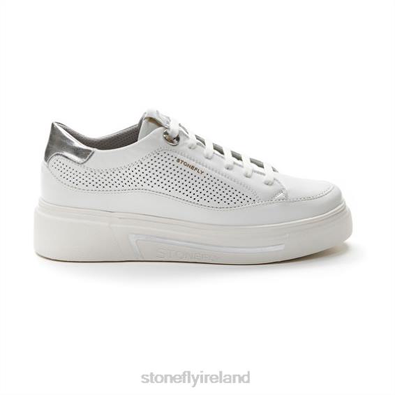 B6RB41 ALLEGRA 4 NAPPA LTH White Stonefly Women Shoes