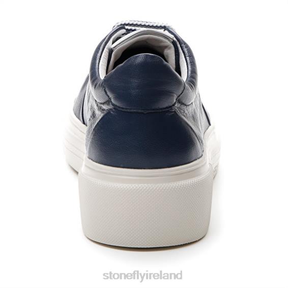 B6RB42 ALLEGRA 10 NAPPA LTH Dark Blue Stonefly Women Shoes