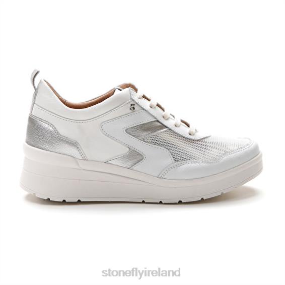 B6RB46 CREAM 45 NAPPA LTH/TEXTILE White Stonefly Women Shoes