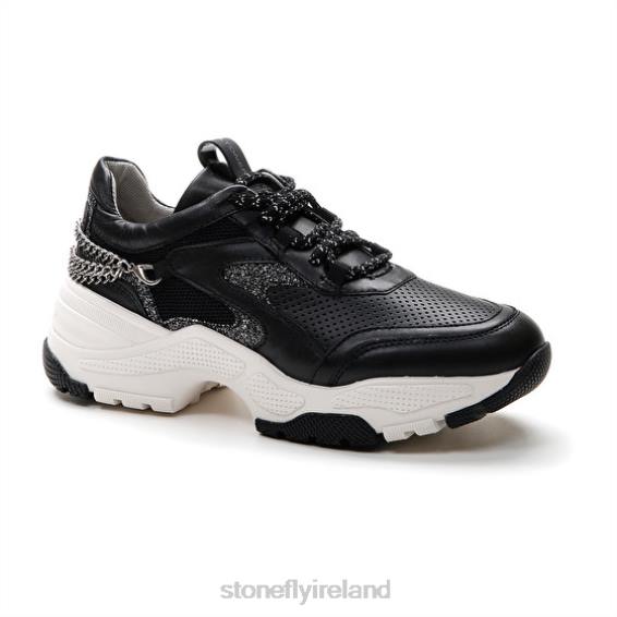 B6RB51 FUTURA 12 NAPPA LTH/MESH Black Stonefly Women Shoes