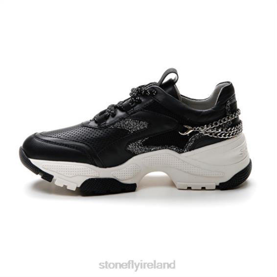 B6RB51 FUTURA 12 NAPPA LTH/MESH Black Stonefly Women Shoes